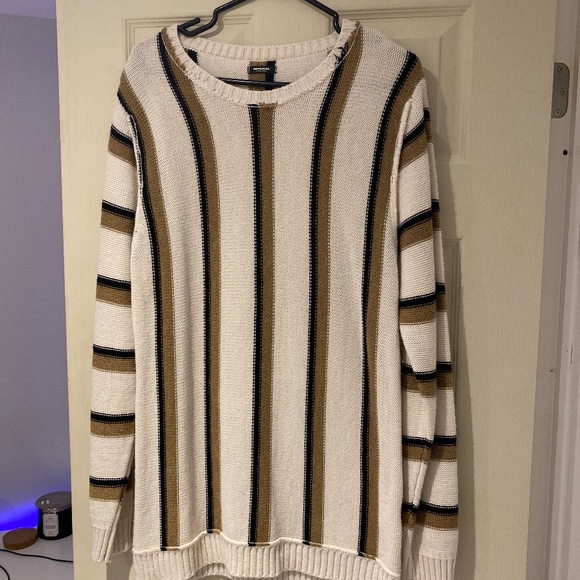 designer striped sweater - Picture 1 of 3